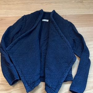 Navy Quilted Open-front Ulla Johnson Jacket